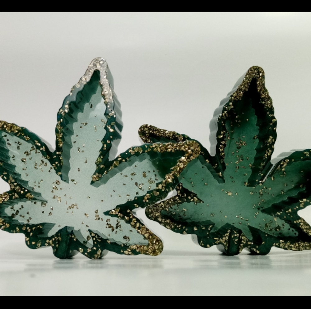Gold rush (WD Leaf) ashtray